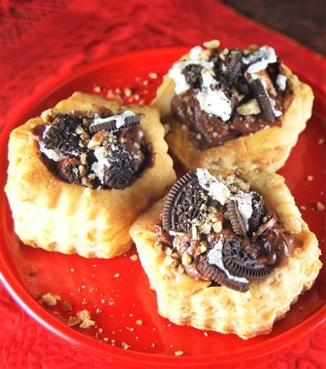 Chocolate Mousse and Oreo Stuffed Puff Pastry Shells | Holy Cow! Vegan ...