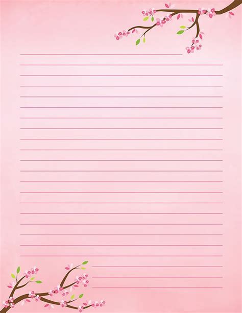 Stationery | Free printable stationery, Writing paper printable ...