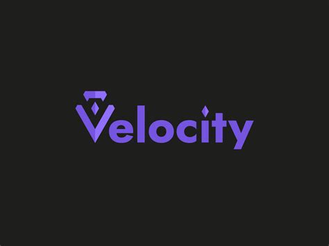 Velocity logo design by Maxim.Evgenyevch1 on Dribbble