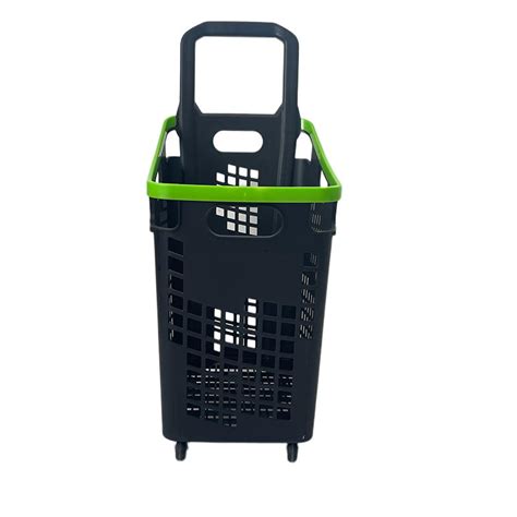 Heavy Duty Collapsible Plastic Laundry Basket with Wheels Products from ...