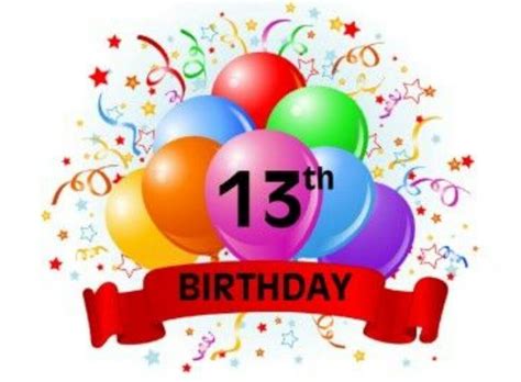 clipart 13th birthday 20 free Cliparts | Download images on Clipground 2024