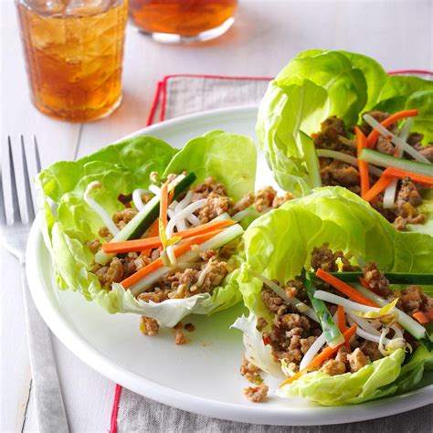 Asian Lettuce Wraps Recipe | Taste of Home