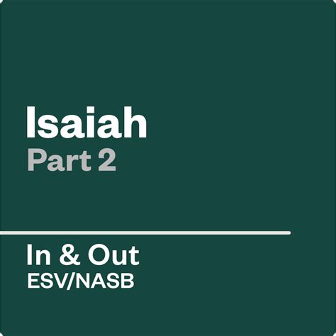 Isaiah Part 2 — In & Out | Precept Ministries Canada