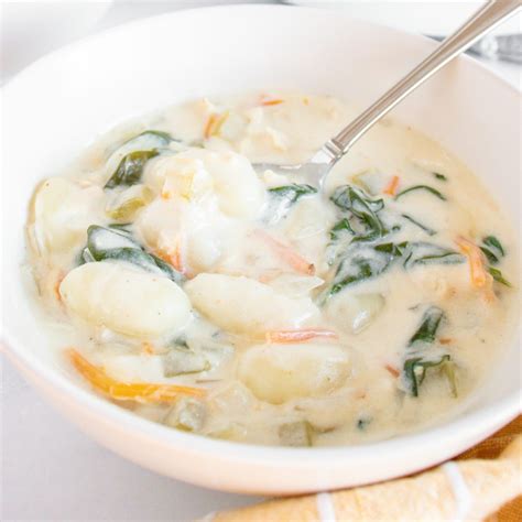 Olive Garden Chicken Gnocchi Soup - Kitchen Fun With My 3 Sons