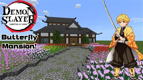 Minecraft Tutorial! Demon Slayer Butterfly Mansion! **Anime Builds** 4K - YouTube