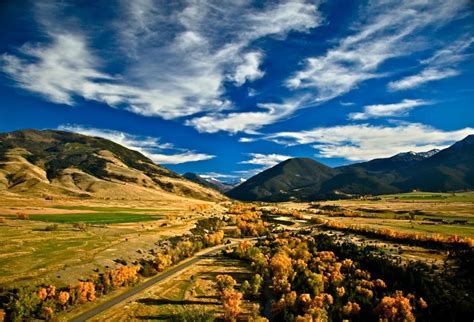 EAST FORK MILL CREEK ROAD -- LIVINGSTON, MONTANA -- HELICOPTER SHOT | Big sky montana ...