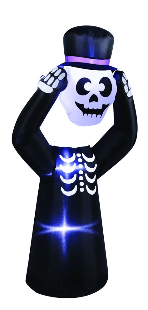 4' Airblown Headless Skeleton Halloween Inflatable – Seasons Inflatables