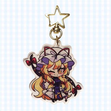 Touhou Project Yakumo Yukari acrylic keyholder from... - Depop