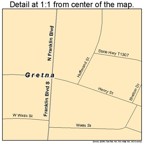 Gretna Virginia Street Map 5133232