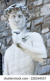 Michelangelos Replica David Statue Florence Italy Stock Photo 220244557 ...