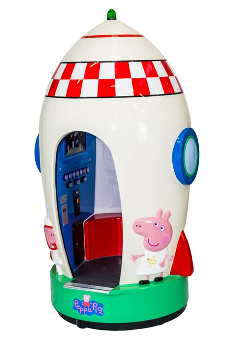 Peppa Pig Rocket Kiddie Ride - Leisurematic