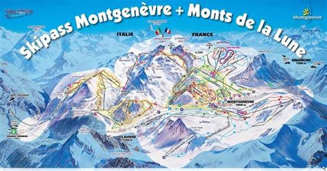 Montgenèvre Trail Map | Liftopia