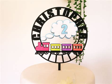 Train Themed Birthday Cake Topper – PGFactory.ie