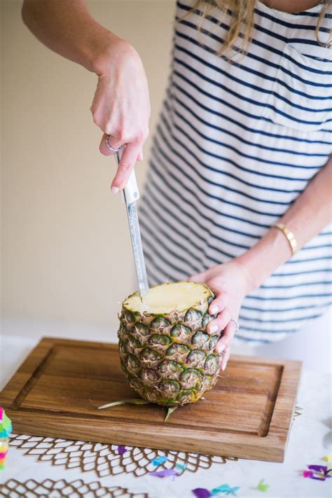 How to Make a Pineapple Centerpiece - Fashionable Hostess