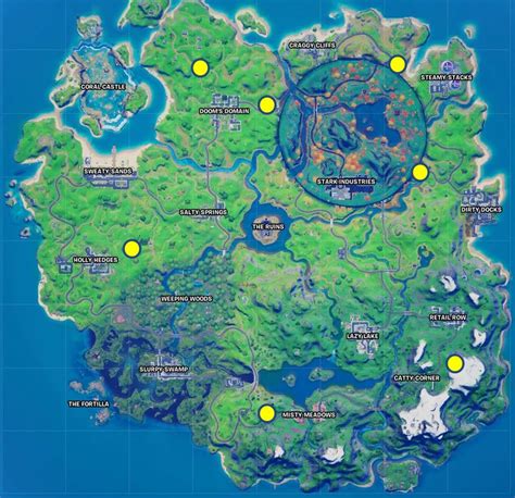 Fortnite Map All Landmarks