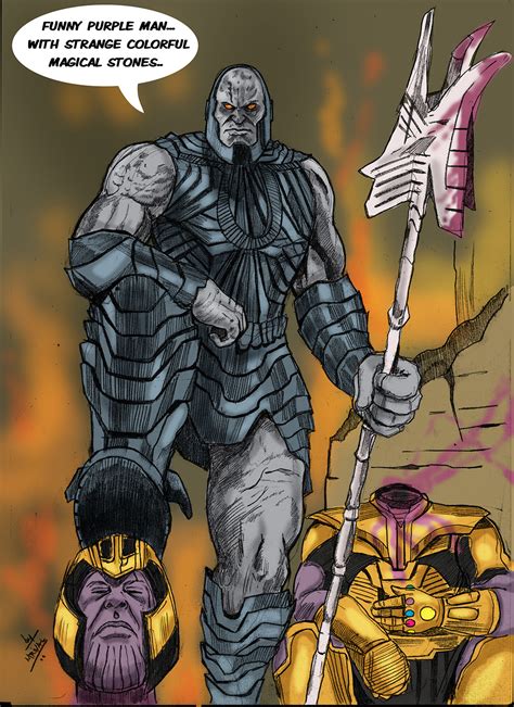 Darkseid vs Thanos by mrinal-rai on DeviantArt