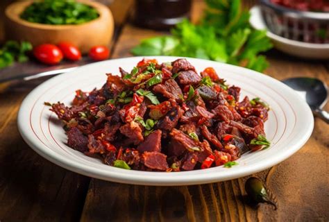 Sukuti Sadheko (Dried Meat Spicy Salad) साँदेको सुकुटी - junifoods