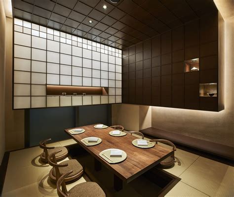 Gallery of Kan Japanese Restaurant / odd - 1 | Japanese restaurant interior, Restaurant interior ...