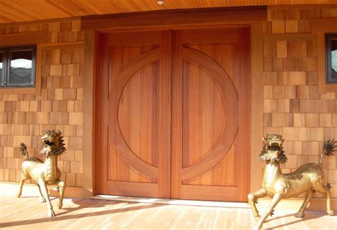 Douglas fir Double Doors - Front Doors - new york - by NEWwoodworks ...