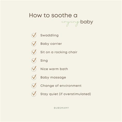 How to soothe a crying baby – Bubsmamy