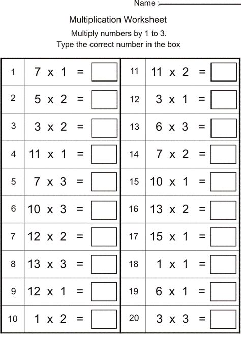 Maths Sheets for Year 4 | Learning Printable