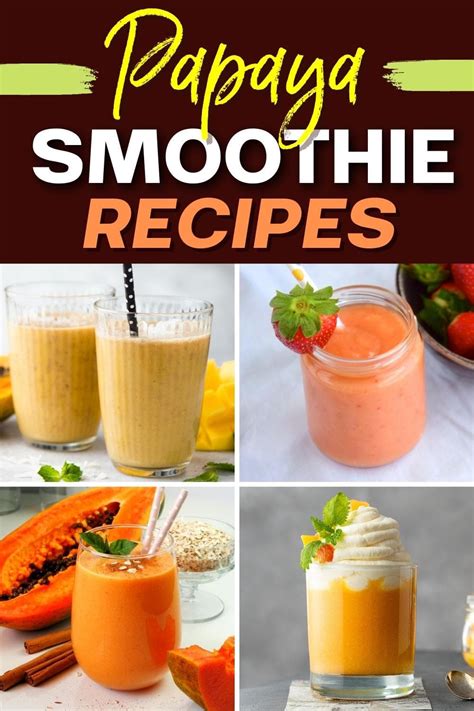 10 Best Papaya Smoothie Recipes - Insanely Good