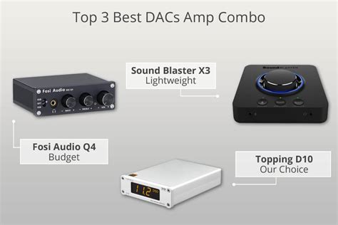 5 Best DAC AMPs Combo in 2024: Basic Differences