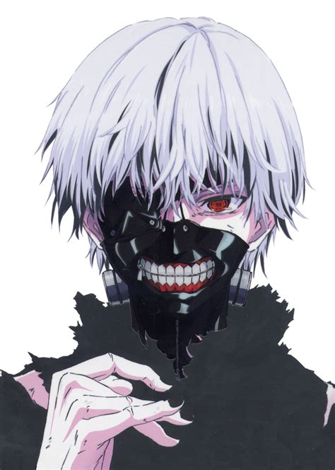 Tokyo Ghoul - Kaneki Ken (white-haired + mask) by suohans on DeviantArt