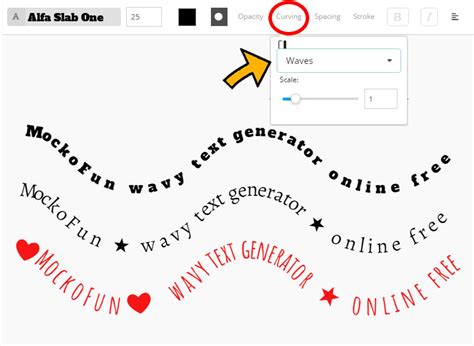 🌈[FREE] Curved Text Generator: Make Curved Text Online