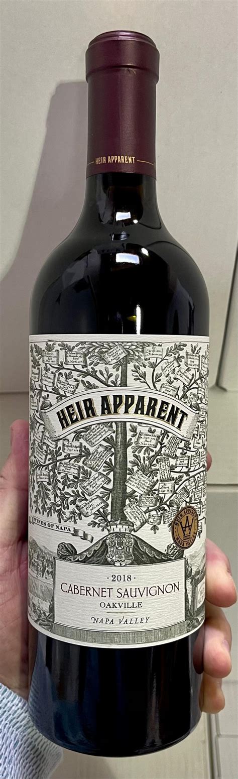 2018 Heir Apparent Oakville Cabernet | Wine Bounty