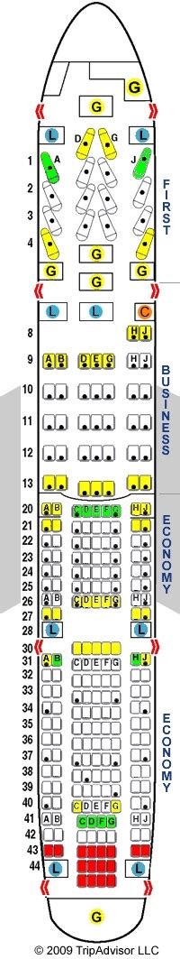 SeatGuru Seat Map American Airlines Boeing 777-200 (777) | American ...