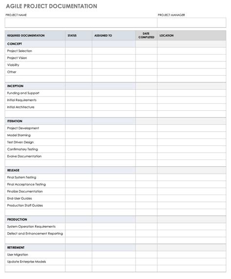 10+ Free Project Documentation Templates | Smartsheet