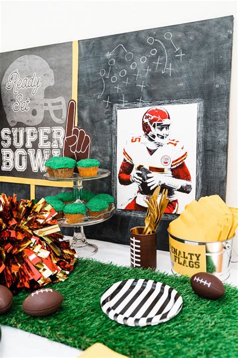 Kara's Party Ideas Super Bowl Football Fun Party | Kara's Party Ideas