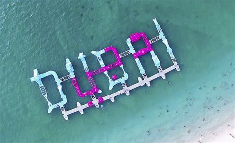 wibit sports installs dubaiTAG, a giant waterpark at jumeirah beach ...