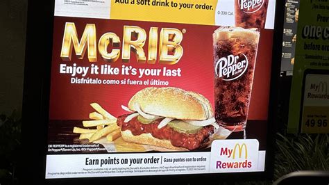 McDonald's McRib 2022: Sandwich returns for farewell tour, last bite