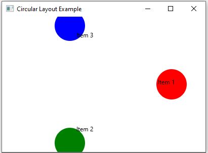 JavaFX Circular layout design