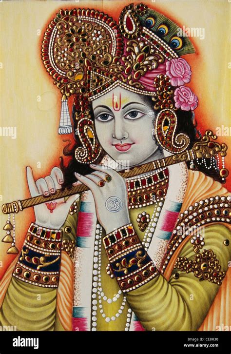 Painting Of Lord Krishna, Krishna Painting Radha Krishna Painting ...