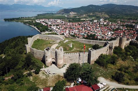 Ohrid castle, near Skopje. This UNESCO castle and town also has ...