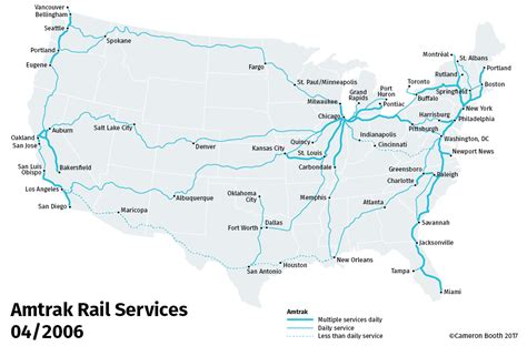 Transit Maps: Project: Amtrak Timeline Map, 1971-2017