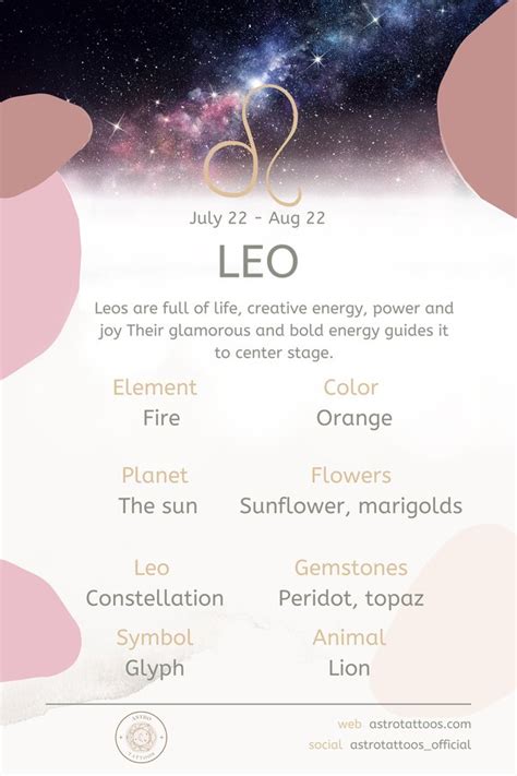 Leo Sun Sign Traits