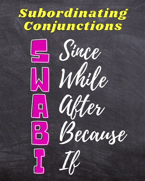 SWABI Conjunctions - Owlcation