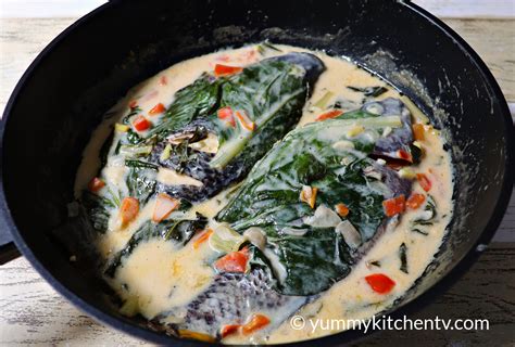 Ginataang Tilapia with Pechay - Yummy Kitchen