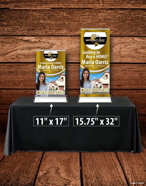 Tabletop Retractable Banner – URG STORE