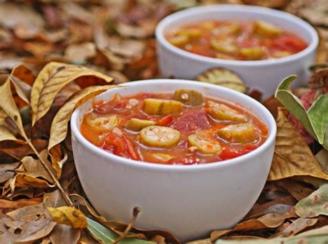 Okra Vegetable Soup | This Mama Cooks! On a Diet™