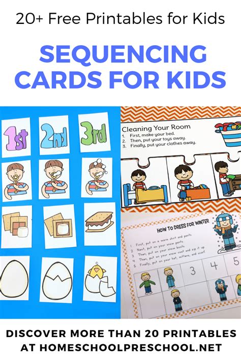 3 Step Sequencing Cards Free Printables For Preschoolers - Free Printable Sequencing Cards ...