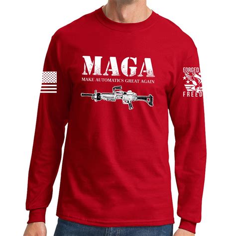 MAGA Long Sleeve T-shirt – Forged From Freedom