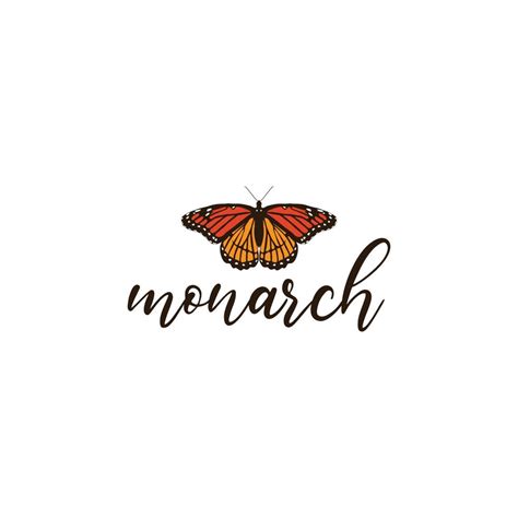 Beautiful butterfly or monarch logo 17701178 Vector Art at Vecteezy