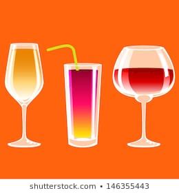 Cocktail Glass Collection Stock Vector (Royalty Free) 146355443 | Shutterstock