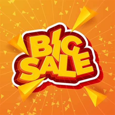 Free Vector | Big sale banner design. vector illustration