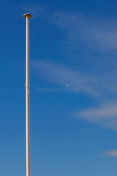 Empty Flagpole stock image. Image of europe, empty, france - 224991713